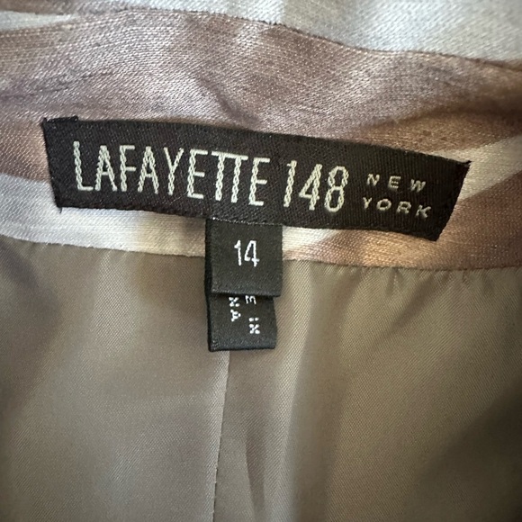 Lafayette 148 Striped Evening Jacket - Picture 2 of 9